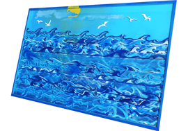 Ahşapladans - Erol KARABULUT / 67 x 42 cm / 2012 Deniz Ve Martılar